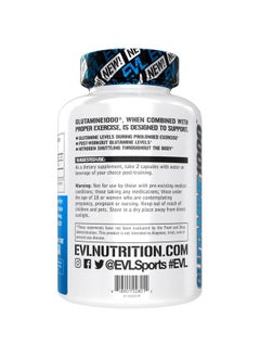 Evlution Nutrition Lglutamine 1000 1G Pure L Glutamine Per Serving Post Workout Nitrogen Transporter Immune Support Vegan Glutenfree Veggie Capsules (30 Servings)  - Image 4