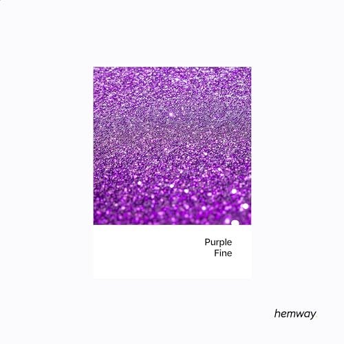 Hemway Glitter Grout Additive add Sparkle to Mosaic Tiles, Bathrooms, Wet Rooms, Kitchens, Tiled Based Rooms and Cement Based Grouts 100g / 3.5oz - Purple - Image 2