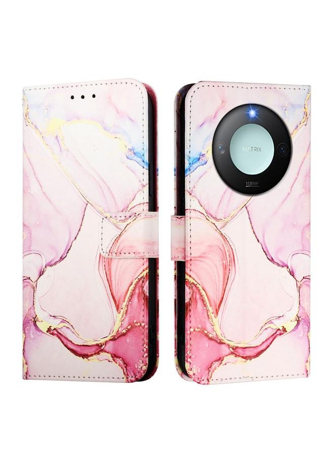 Zaboon Case For Honor X9c Smart 5G PT003 Marble Pattern Flip Leather Phone Case  - Image 3