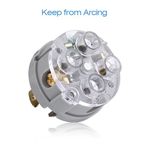 Miady NEMA L14-30P Generator Plug, 30 Amp 4-Prong Industrial Grade Locking Male Plug Up to 7,500W, Grounding Type/UL listed - Image 5