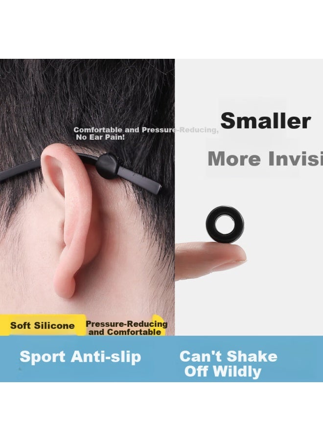 FESETE Fesete Glasses Anti-slip Silicone Ear Hooks Anti-slip Rings For Glasses Anti-fall Anti-slip Artifact  - Image 1