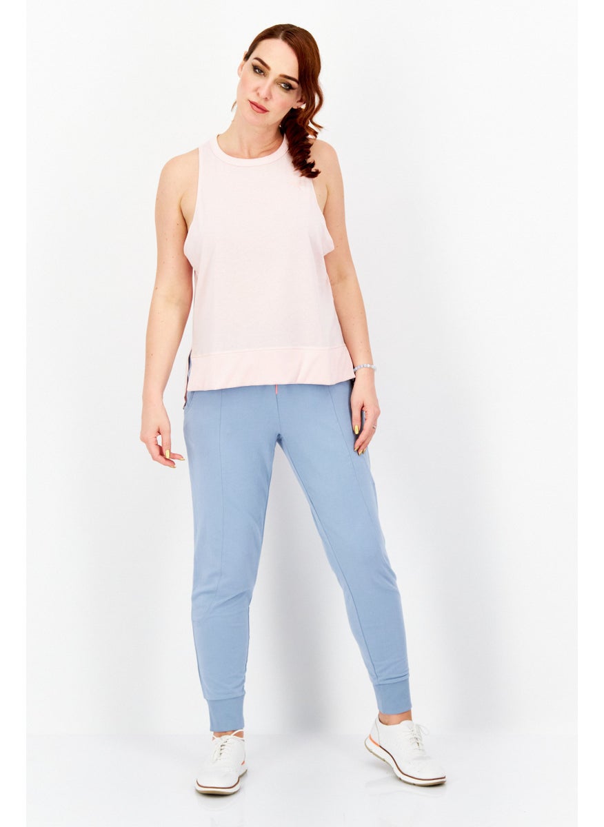 PUMA Women Sportswear Fit Crew Neck Sleeveless Brand Logo Tank Top, Pink  - Image 2
