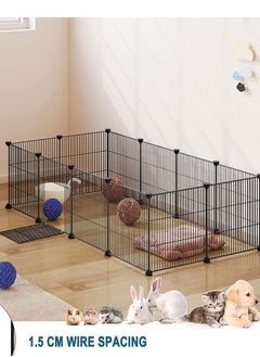 Generic Cat Cages Indoor Large，DIY Cat Kennel Indoor Detachable Metal Wire Crate Playpen Enclosures Large Exercise Place for 1-3 Cats, Rabbit,Ferret,Small Animals  - Image 1