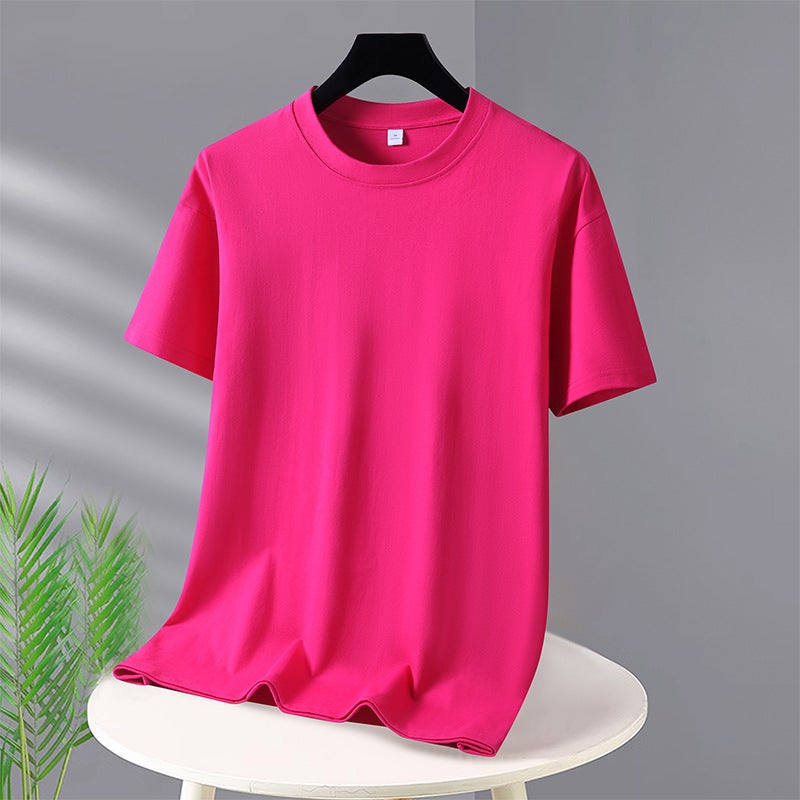 Heavy Cotton Short-Sleeved T-Shirt Men'S Casual All-Match T-Shirt Base Shirt Men'S Half-Sleeved Loose - Image 1