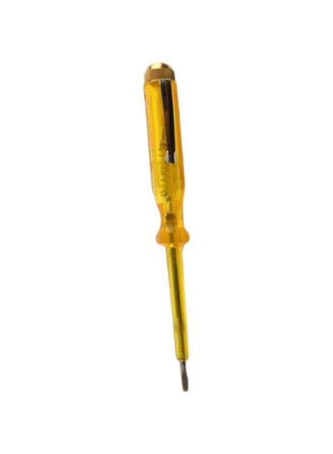 Voltage Tester Yellow/Silver 140millimeter