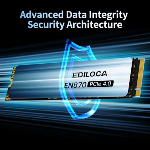 Ediloca 4TB SSD NVMe M.2 2280 PCIe Gen4 x4 Internal Solid State Drive - Up to 7300MB/s, 4TB SSD PS5 Dynamic SLC Cache, PS5 Compatible for Gaming PC Laptop(EN870) - Image 4