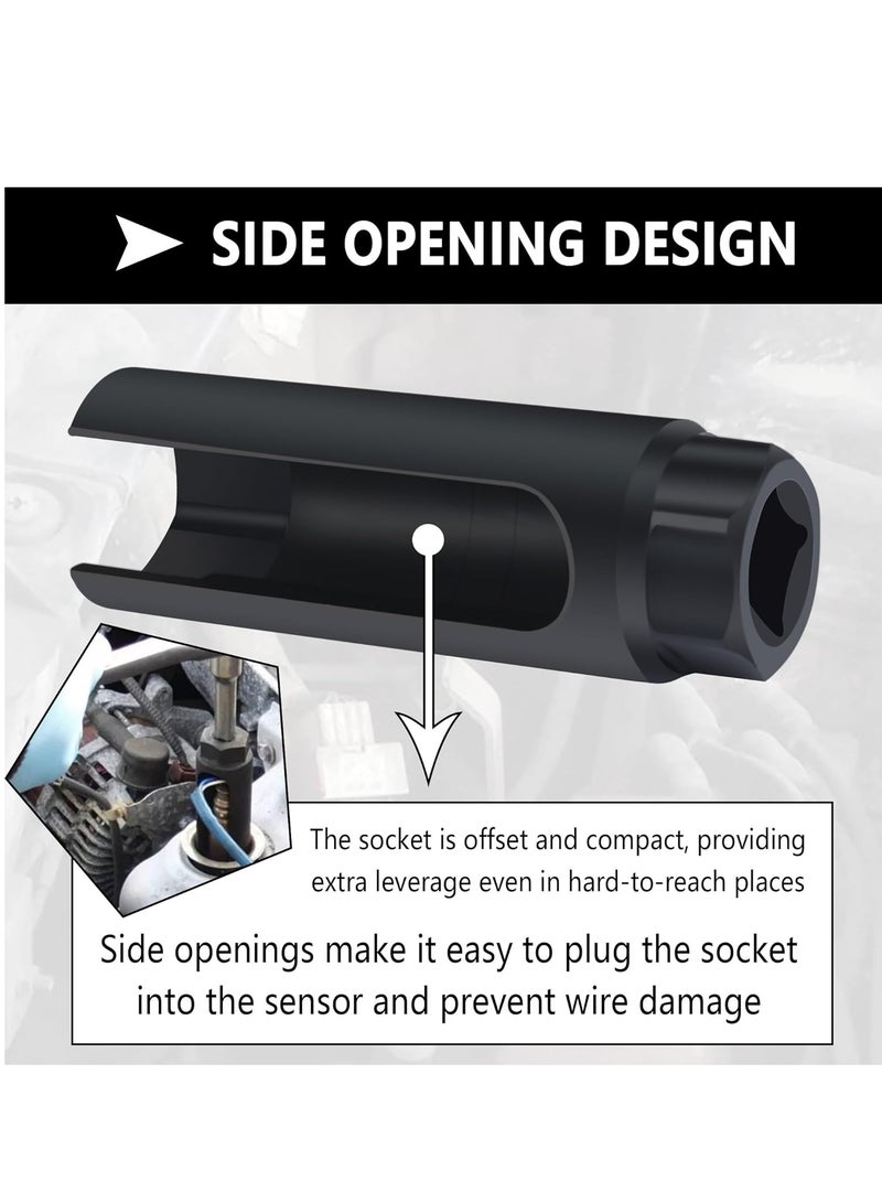 Oxygen Sensor Socket,7/8 inch O2 Sensor Socket for Automotive Replacement Oxygen Sensors,Opening Size 0.65 O2 Sensor Removal Tool for Quick Installation  Removal Car Accessories - Image 5