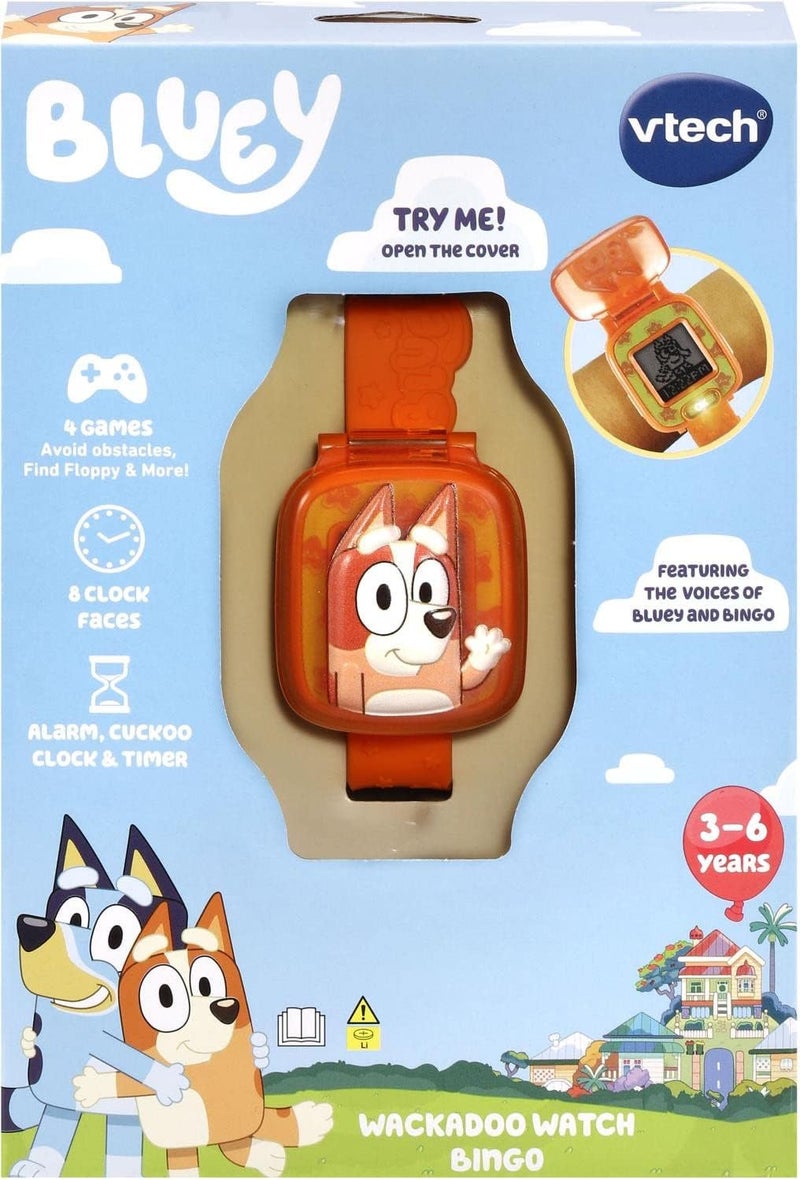 في تك Vtech Bluey Wackadoo Bingo ساعة تعليمية | لعبة تعليمية رائعة لتطوير اللغة | مناسبة للأولاد والبنات من 3 إلى 6 سنوات فما فوق - Image 5