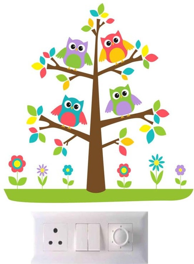 JEMOX Switch Panel Self-Adhesive Floor Stickers for Wall - Love & Natural Theme, Decorative Socket Stickers, Plug & Socket Stickers for Switches, Home Decor Item- Multicolor - Image 3