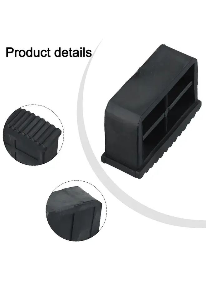 4Pcs Heavy Duty Non Slip Ladder Feet Replacement Pads 6x2 2 Inch Rectangular Design - Image 3