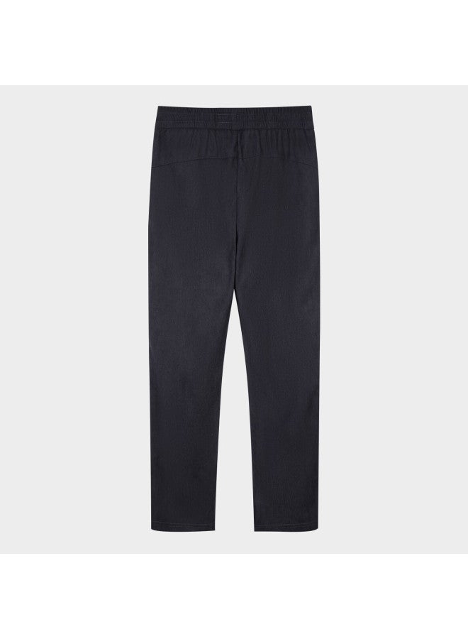 Tries Men's Casual Corduroy Pants Autumn Winter Thick Warm Elastic Waist Straight Leg Sports Jogger Pants - Image 1