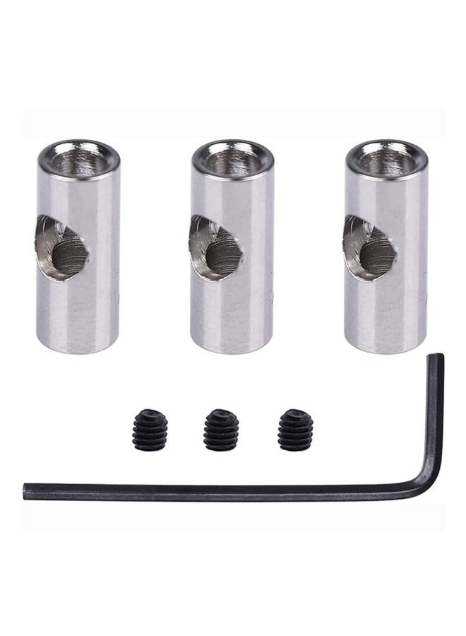 KingVal Replacement 3PCS Metal RC Motor Shaft Pinion Gear Reducer Sleeve Adapter Coupler Convert Apertures 5mm to 3.175mm (1/8 inch) Compatible with 550 540 3650 Series RC Motors - Image 1
