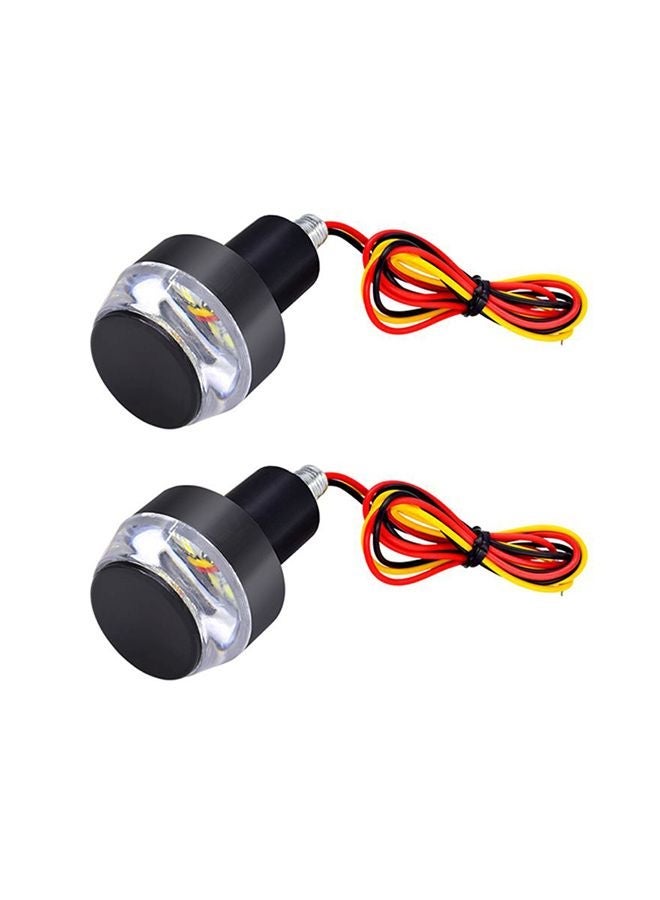 MUNTAQI 2-Piece LED Motorcycle Signal Indicators Flasher Lamp - Image 1