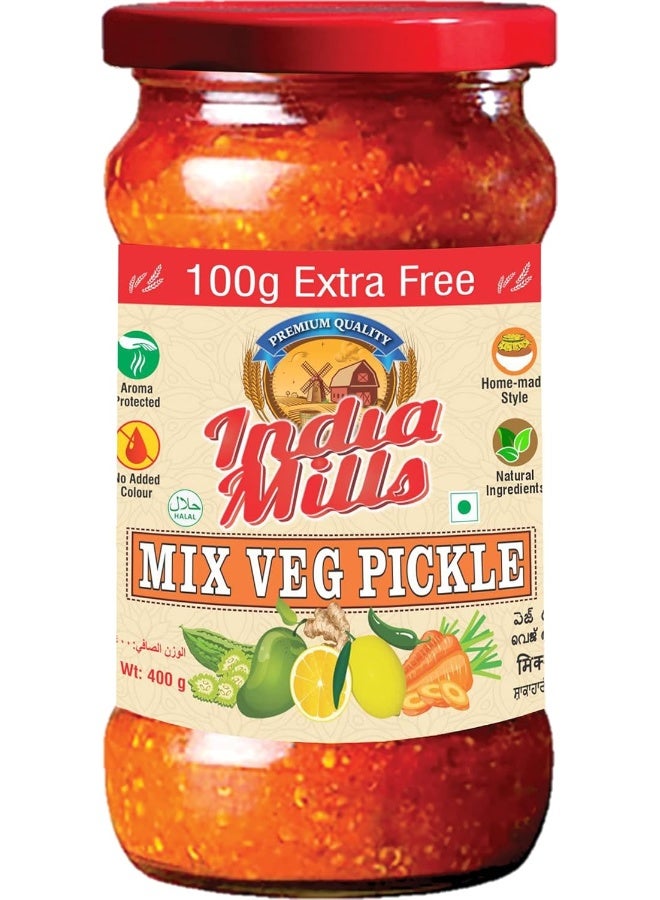 India Mills INDIA MILLS Mixed Veg North Indian Style Pickle - Image 1