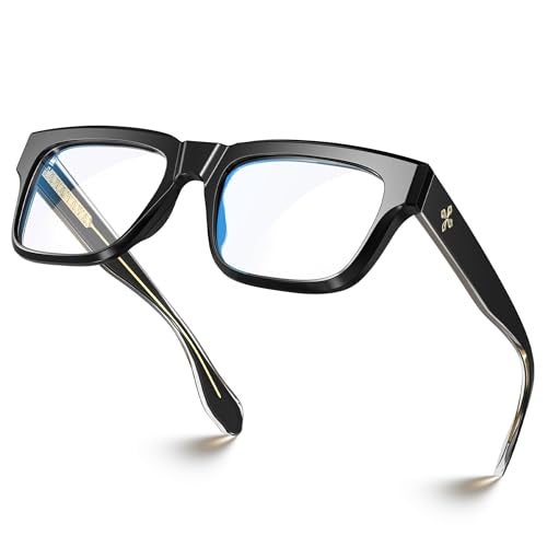 VISOONE TR90 Square Blue Light Blocking Glasses Fashion Computer Eyewear for Women and Men RANDI - Image 1