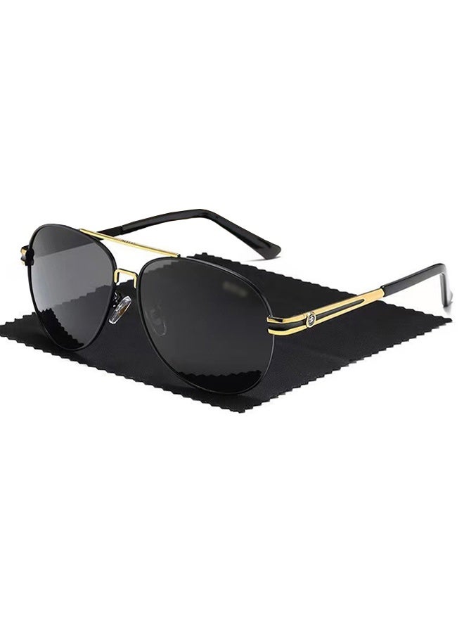 نظارات وصندوق هدايا مجموعة، أرسل للناس هدية جيدة! هذه النظارات الشمسية عالية الجودة UV400 بإطار معدني وPC توفر لك تجربة ارتداء مثالية - Image 1