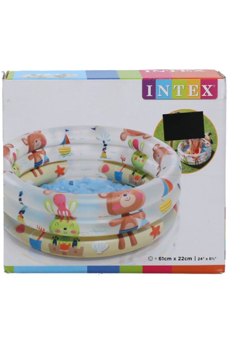 انتكس مسبح أطفال قابل للنفخ بثلاث حلقات - Image 2