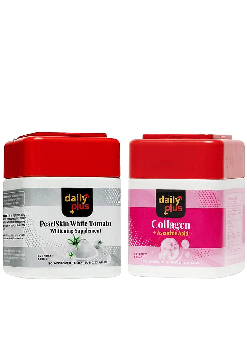 Daily Plus PearlSkin White Tomato + CollagenWHITENING SUPPLEMENT