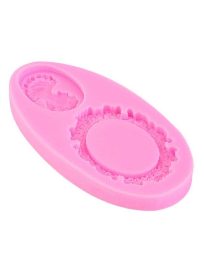 Fondant Cupcake Mould Pink - Image 2