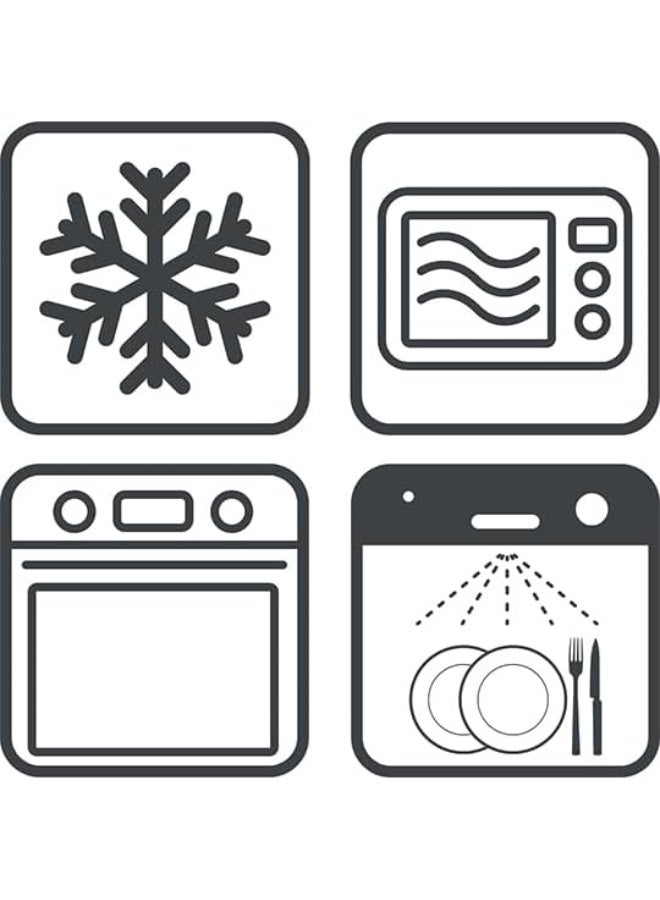 PEUGEOT - Square Ceramic Baking Dish - 21 cm (Handles Included) x 17.5 cm x 6 cm - Capacity: 1.1 L - Single Serving - 10 Year Guarantee - Made In France - Light Grey Colour - Image 4