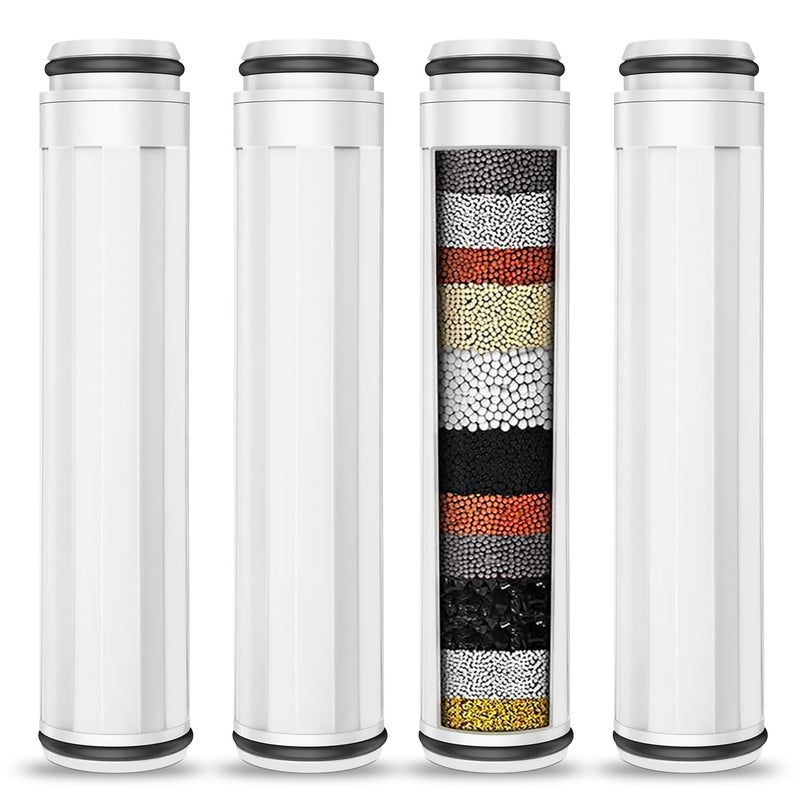CHNPOFNT 4 PACK Replacement Filter Replacement Shower Head Filter Cartridge Compatible with FEELSO Handheld Showerhead FEELSO Handheld Showerhead 4 pack - Image 2