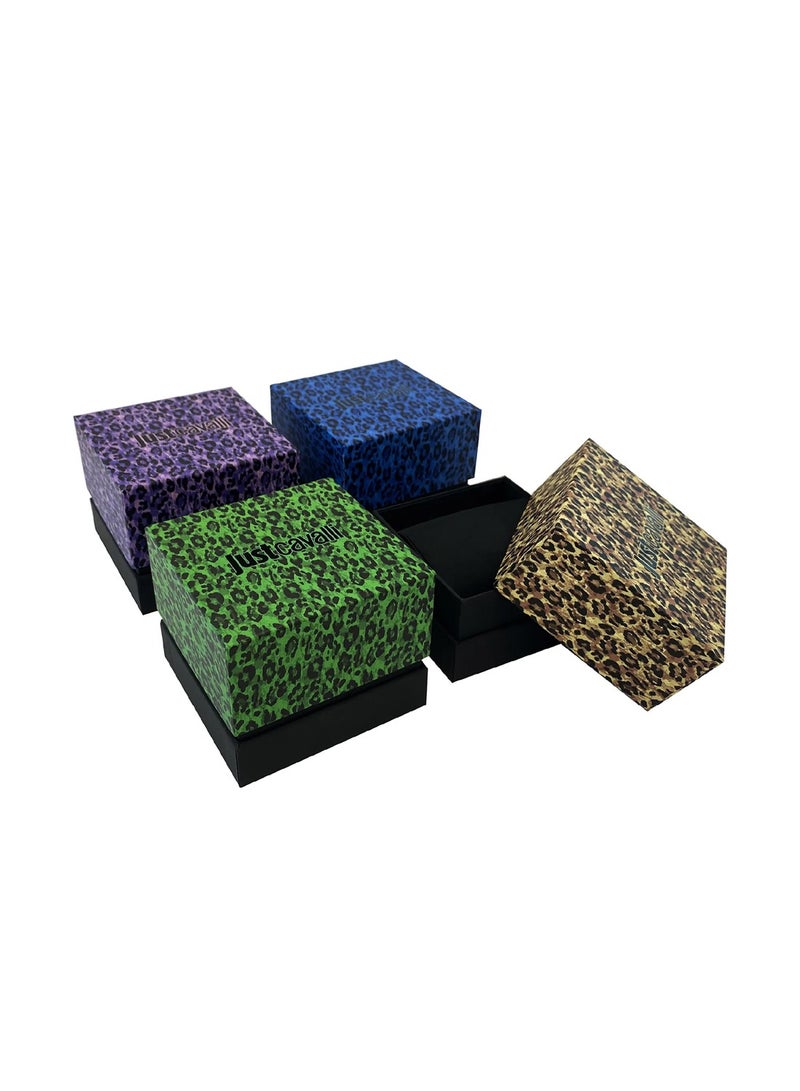 Just Cavalli ساعة نسائية ساحرة بمينا دائرية باللون الزيتوني JC1L302M0045 - Image 5