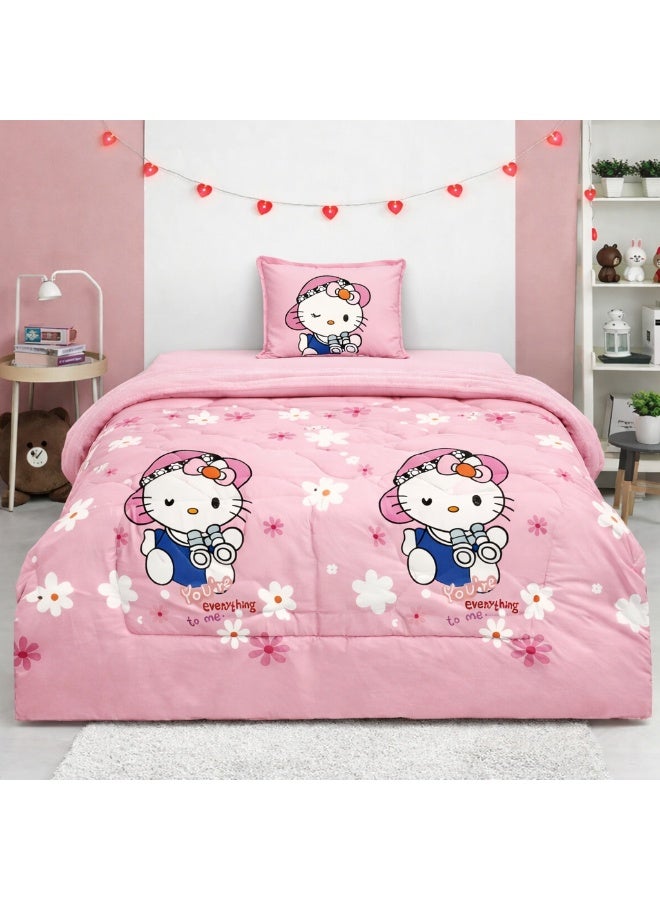 مينجلي مفرش سرير أطفال 3 قطع وجهين فرو ومخمل – ناعم ودافئ – مقاس 170×220 سم - Image 2