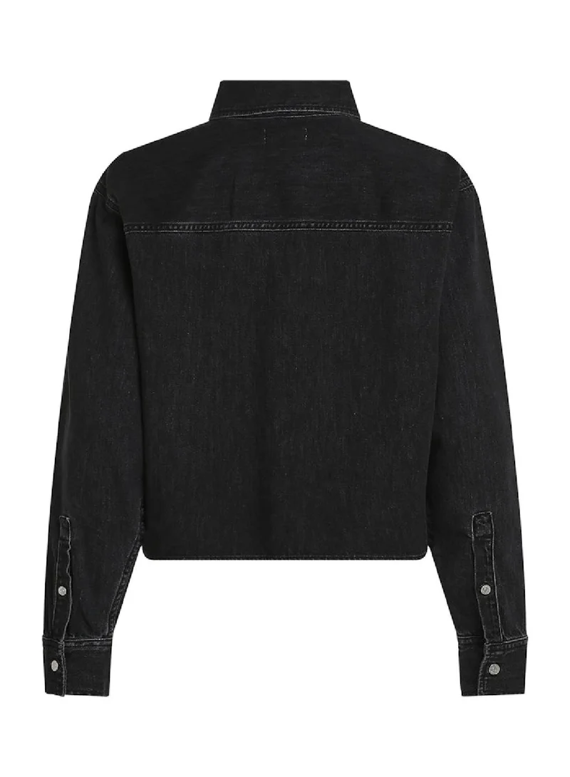 Calvin Klein Jeans Cropped Dad Denim Shirt