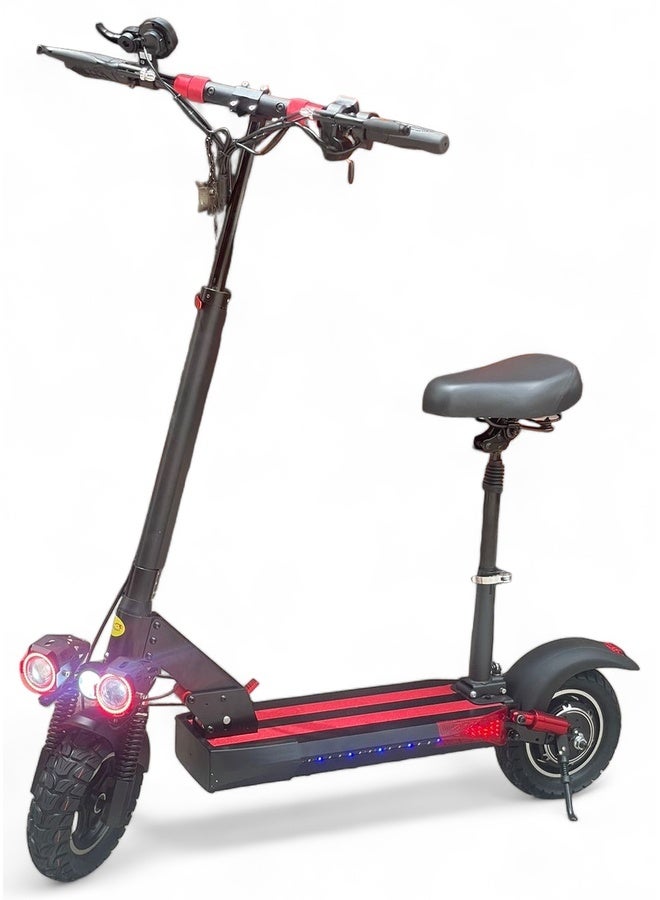 NEWSPEED Monster economical scooter with three headlights - Image 1