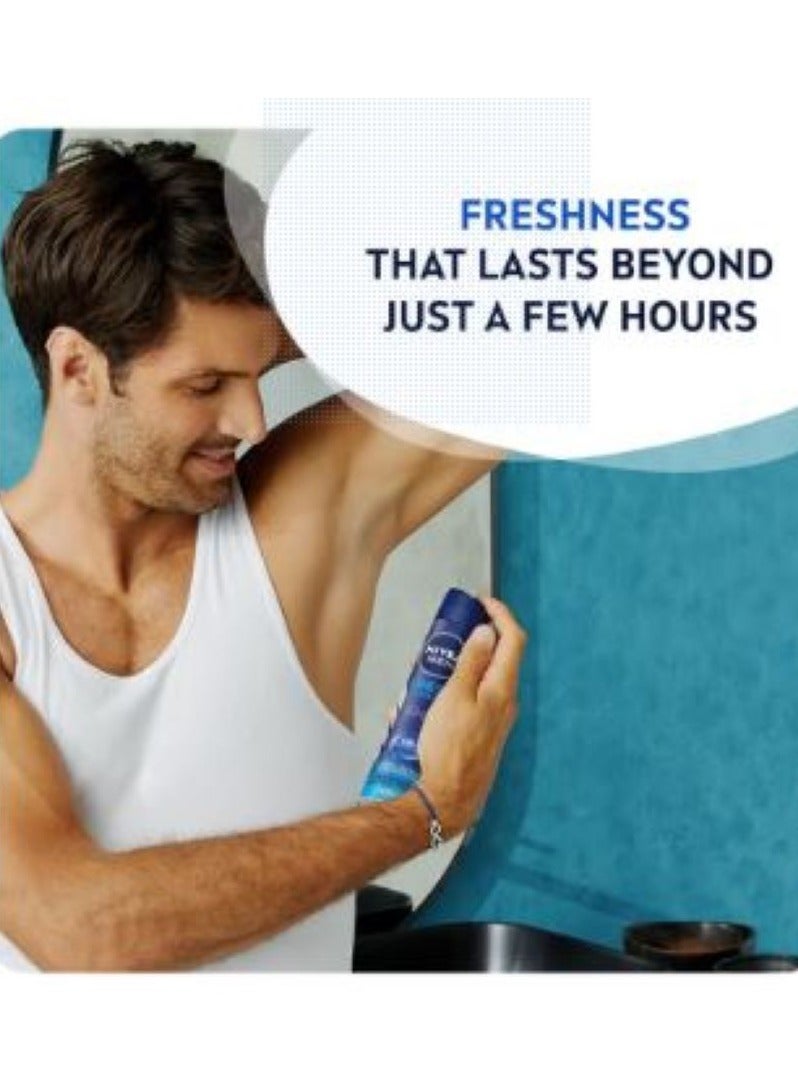 Nivea Men Fresh Active Deodorant Spray 200 ml - Image 2