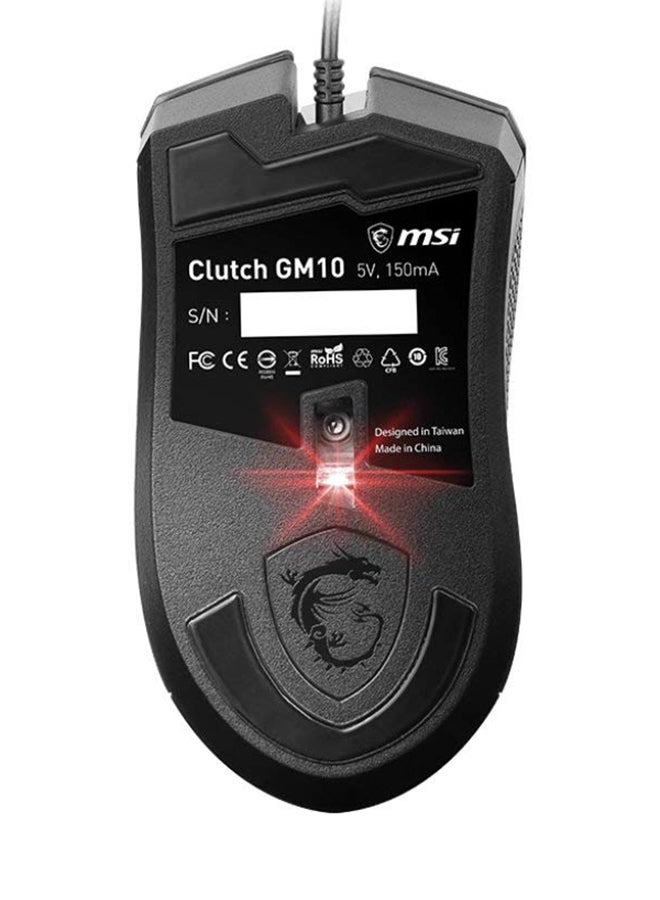 MSI Clutch GM10 Gaming Mouse Black - Image 2