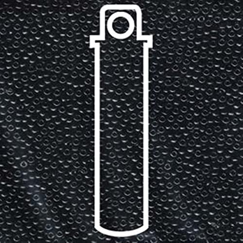 Miyuki 11/0 Seed Beads – Black Opaque, Japanese Glass Round Rocailles, 2mm Beads for Jewelry Making & Crafts, 24 g, Approx. 2640 Beads - Image 2