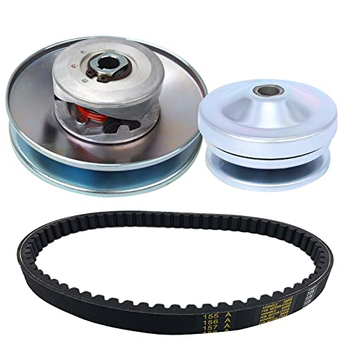 caqeg 30 Series Bore GO Kart CVT Torque Converter 3/4" Bore 6" Diameter Driven Asymmetric Go Kart Mini Bike + 5/8'' Driven Clutch Comet Kit + 725 Belt - Image 1