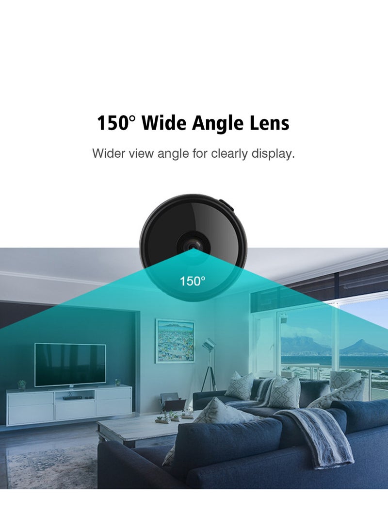 Generic - 1080P WiFi Camera, Video Cam Camcorder, 150° Wide Angle, 64GB Extended Memory - Image 1
