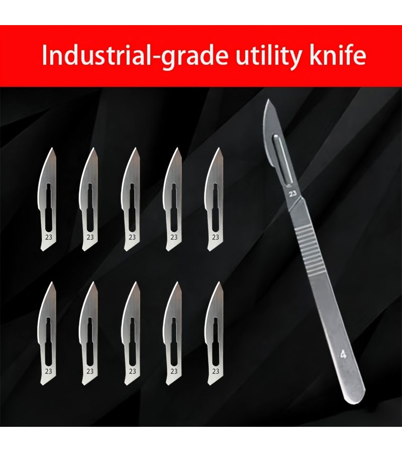 Precision Craft Carving Knife Set With 10 Replacement Blades - Image 1