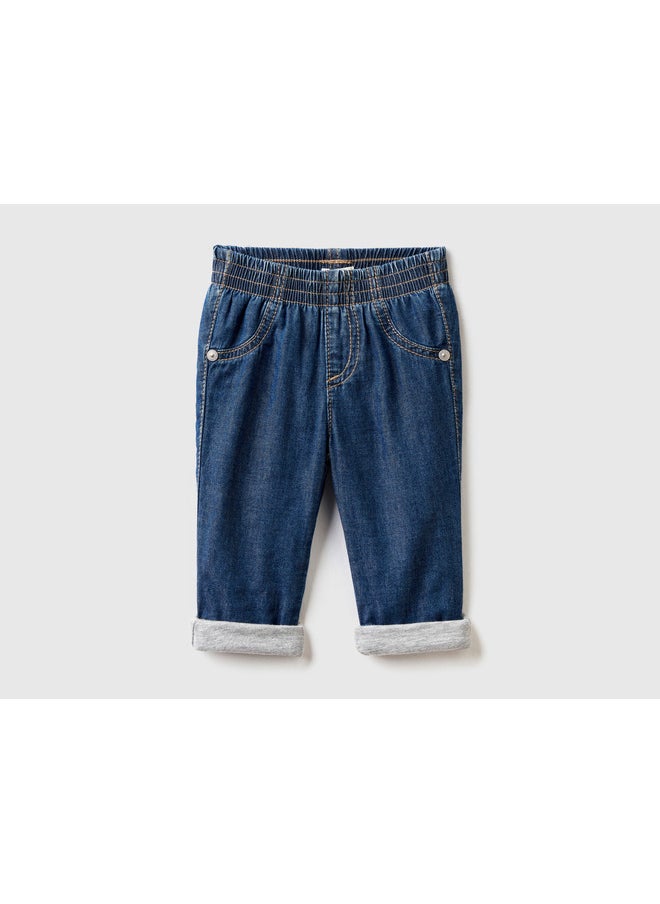 UNITED COLORS OF BENETTON - Trousers Lined In Pure Cotton - Image 1