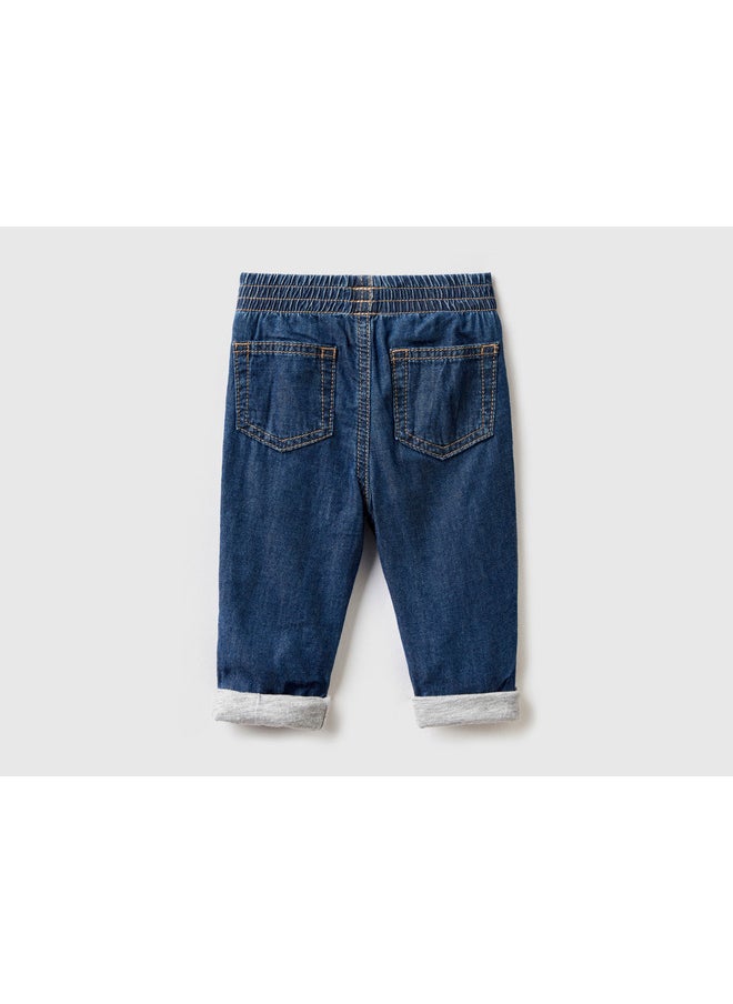 UNITED COLORS OF BENETTON - Trousers Lined In Pure Cotton - Image 1