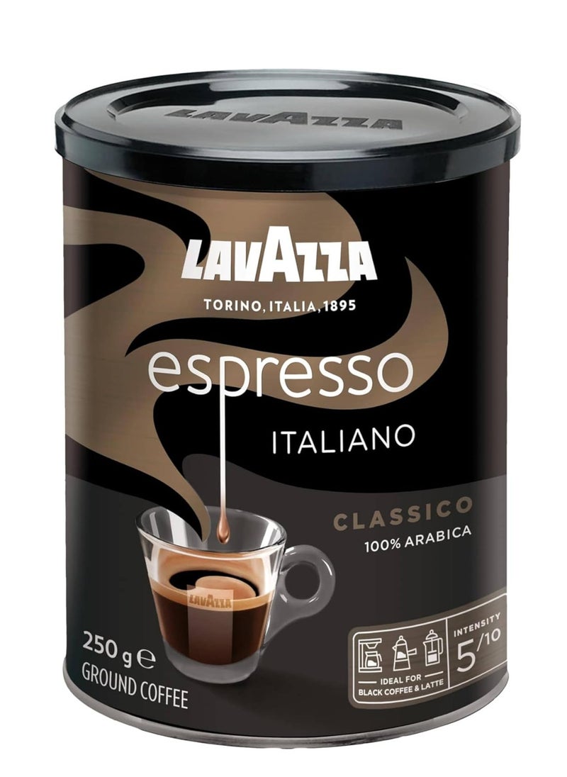 Lavazza Caffè Espresso Ground Coffee, Medium Roast, 250 G  - Image 1