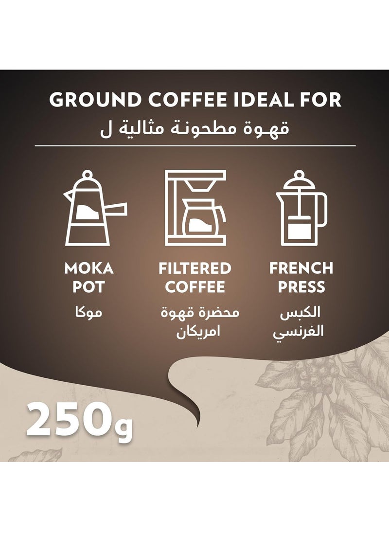 Lavazza Caffè Espresso Ground Coffee, Medium Roast, 250 G  - Image 3
