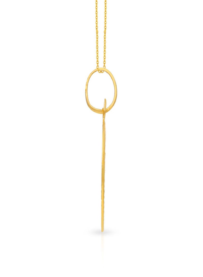 Malabar Gold and Diamonds 22k 916 Purity Gold Pendant for Women EMPN121DY  - Image 3