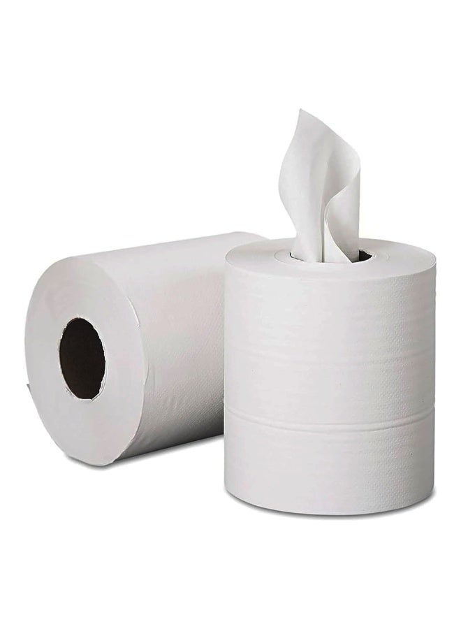 IDEAL PACK Maxi Roll Tissue 2-Pack – Jumbo Paper Towel Roll Combo, 2-Ply Highly Absorbent Kitchen Tissue Rolls for Cleaning, Wiping, Drying – Soft, Strong & Lint-Free (2 Rolls) - Image 3