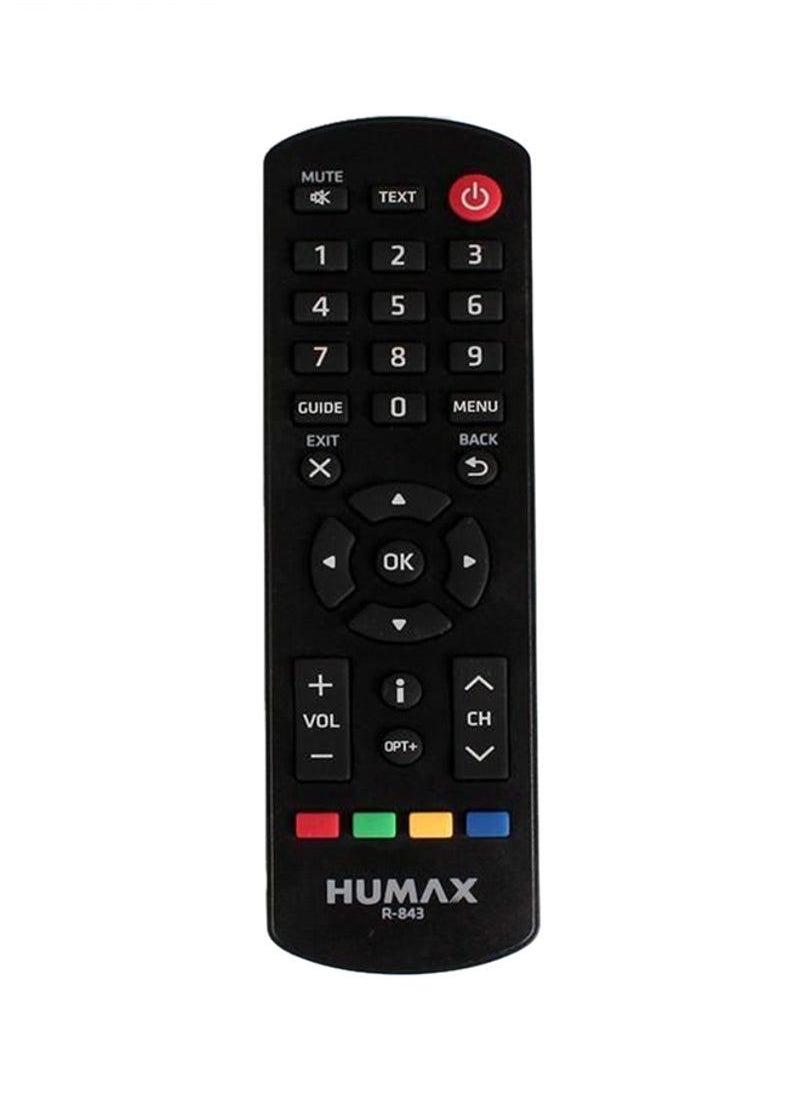 Humax - Remote Control For Humax Receiver R-843 Black - Image 1