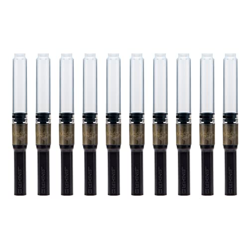 Lanxivi Jinhao Metal Fountain Pen Ink Converter, Pack of 10, Fit for Jinhao,Baoer, Fuliwen Pen,Duke and 95% Chinese Pen - Image 1