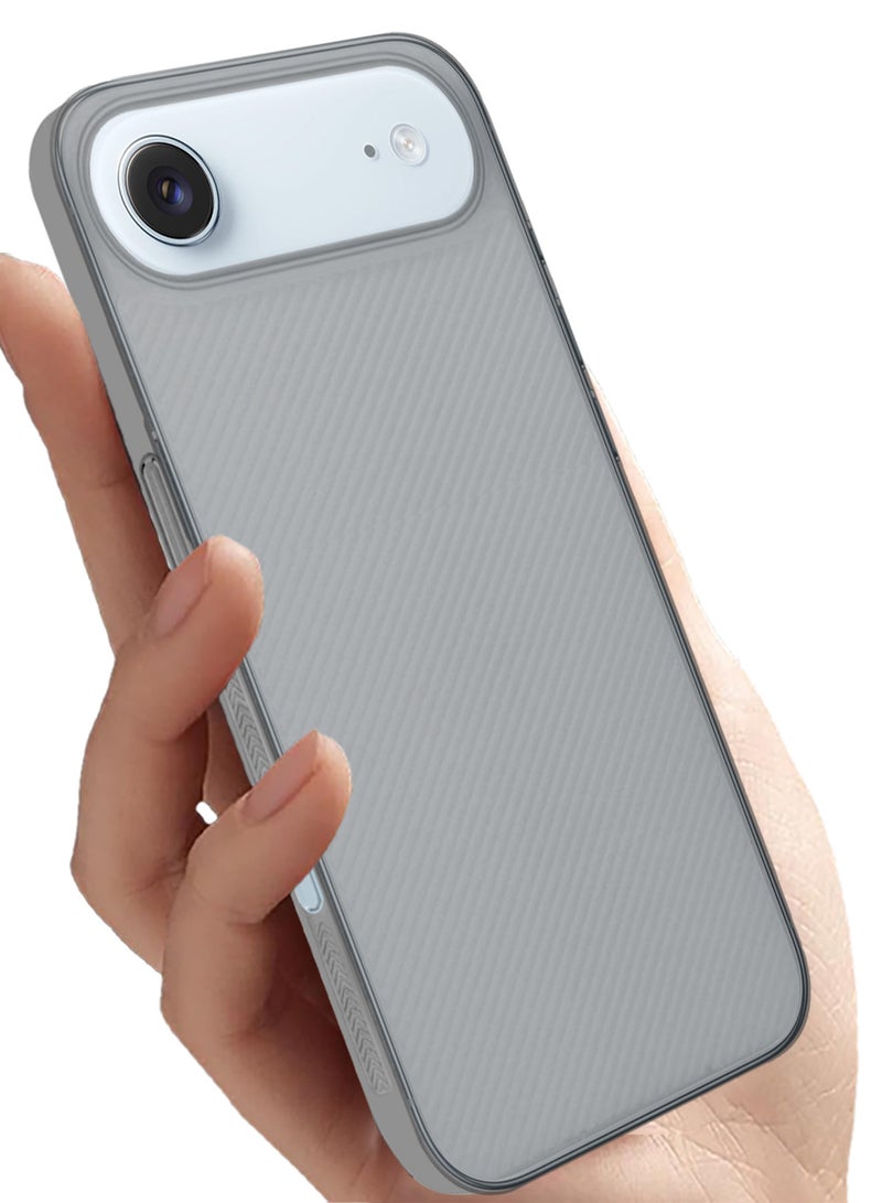 CATANES 2 Packs Case Cover for iPhone 17 Air - Sturdy Durable Ultra-Thin Case - Air Skin Line Design Transparent Back Cover - Drop Protection Cover  with 3D Screen Protector - Black - Image 4