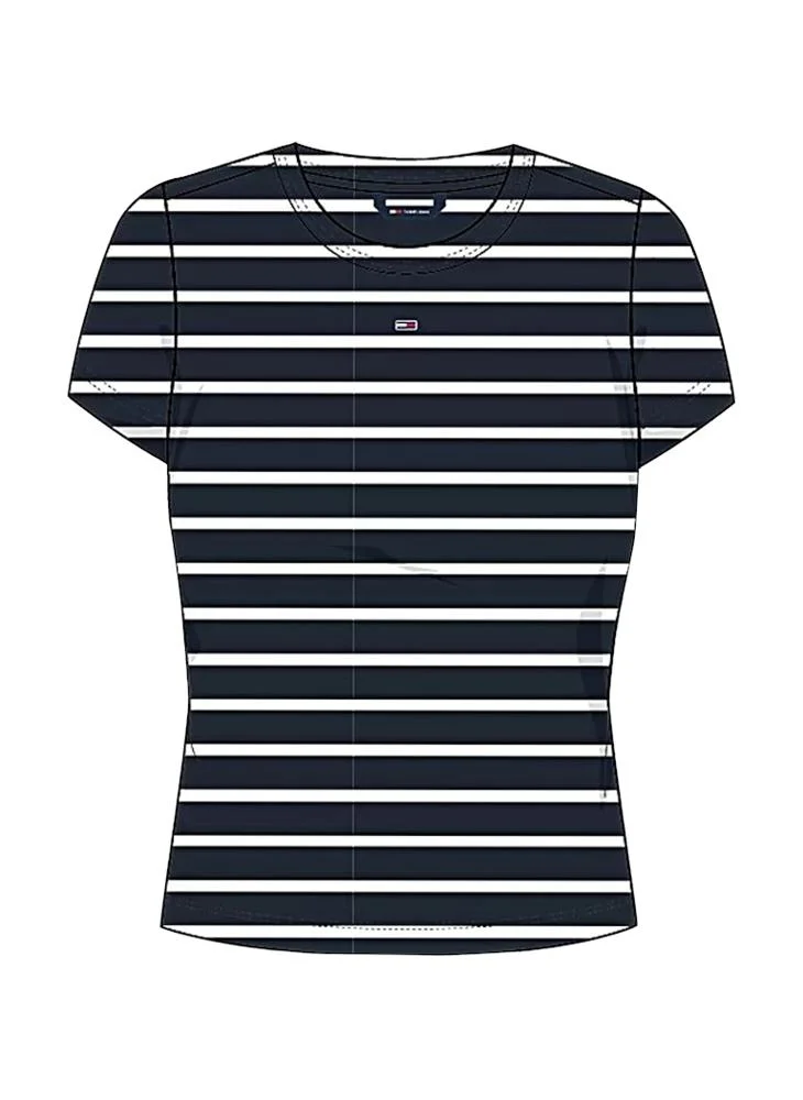 TOMMY JEANS Striped Crew Neck T-Shirt