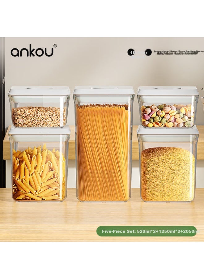 Ankou Airtight Container, Food-grade Storage Jar, Grain Storage Box, Moisture-proof Fresh-keeping Container For Snacks, Dried Goods, And Nuts - Image 1
