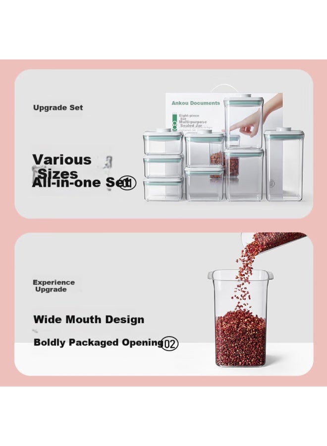 Ankou Airtight Container, Food-grade Storage Jar, Grain Storage Box, Moisture-proof Fresh-keeping Container For Snacks, Dried Goods, And Nuts - Image 3