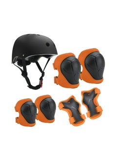 DMG TECH Kids Bike Helmet Set,  7 In 1 Helmet and Pad Set, Adjustable Kids Helmet Elbow Pads Wrist Guards, Sports Protective Gear Set, Safety Toddler Helmet for Sport Cycling Bike Roller Skating Scooter  - Image 1