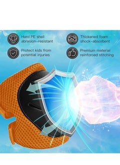 DMG TECH Kids Bike Helmet Set,  7 In 1 Helmet and Pad Set, Adjustable Kids Helmet Elbow Pads Wrist Guards, Sports Protective Gear Set, Safety Toddler Helmet for Sport Cycling Bike Roller Skating Scooter  - Image 4
