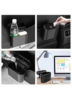 BuntyChiku BuntyChiku Car Trash Can with Lid Compact and Leakproof Auto Garbage Bin Multifunctional Car Trash Can with Lid Durable Waterproof and SpaceSaving 1 Pc  - Image 5